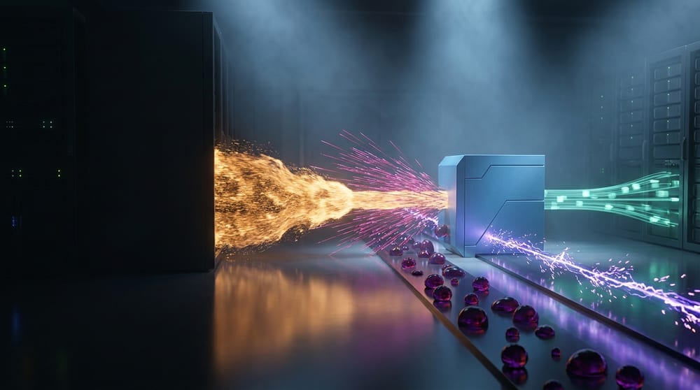 Four visibly different kinds of attack traffic arriving on one appliance at the same moment, each keeping its own texture: the exposure profile invites several classes at once, not one large one.